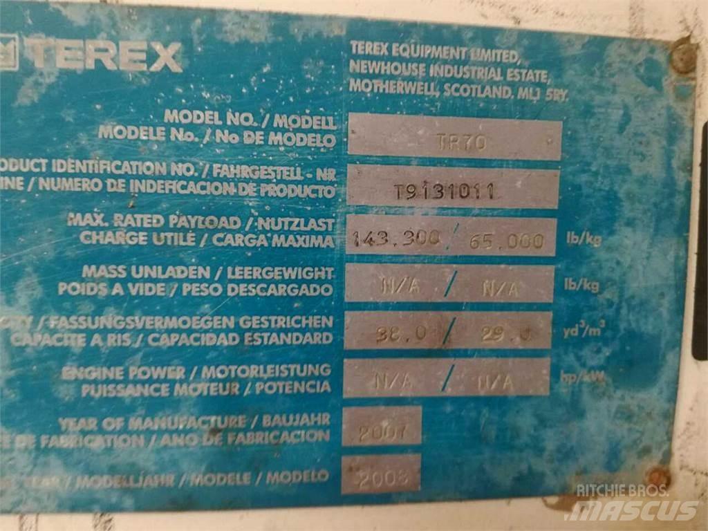 Terex TR70 Dumpere