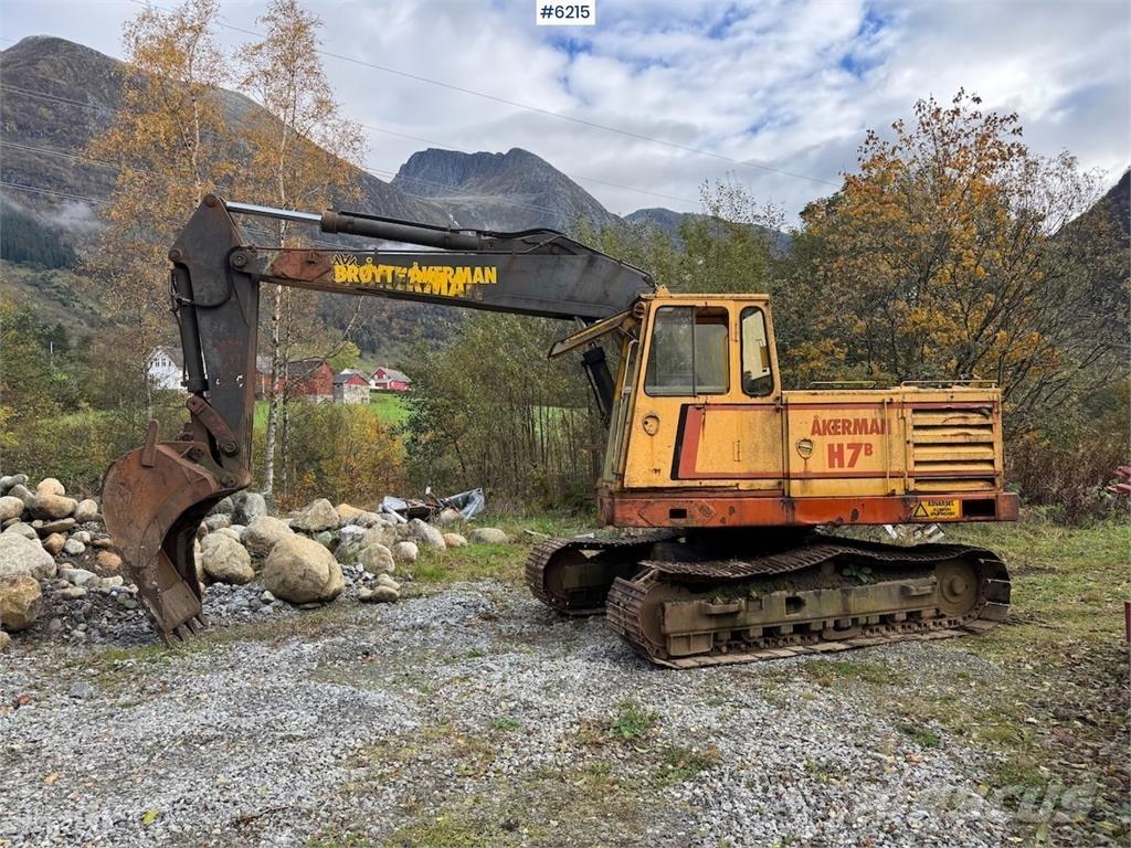 Åkerman H7B Gravemaskiner på larvebånd