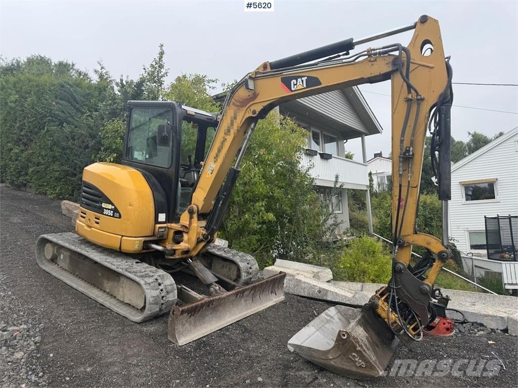 CAT 305 CR Gravemaskiner på larvebånd