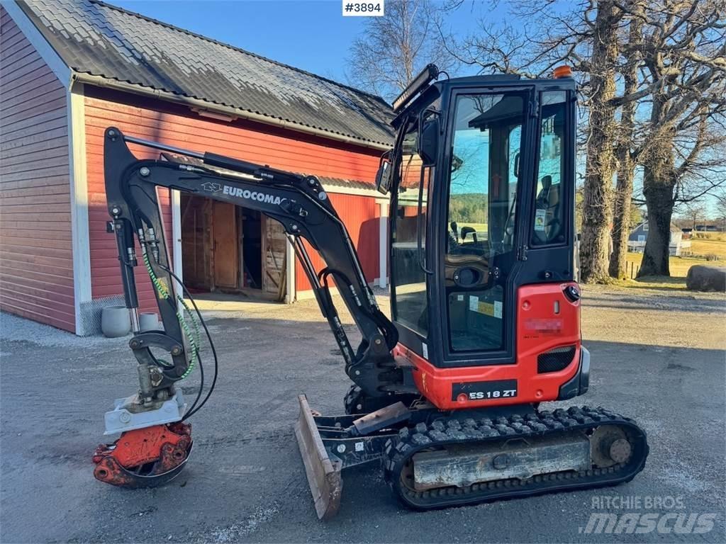 Euromach ES18ZT Gravemaskiner på larvebånd