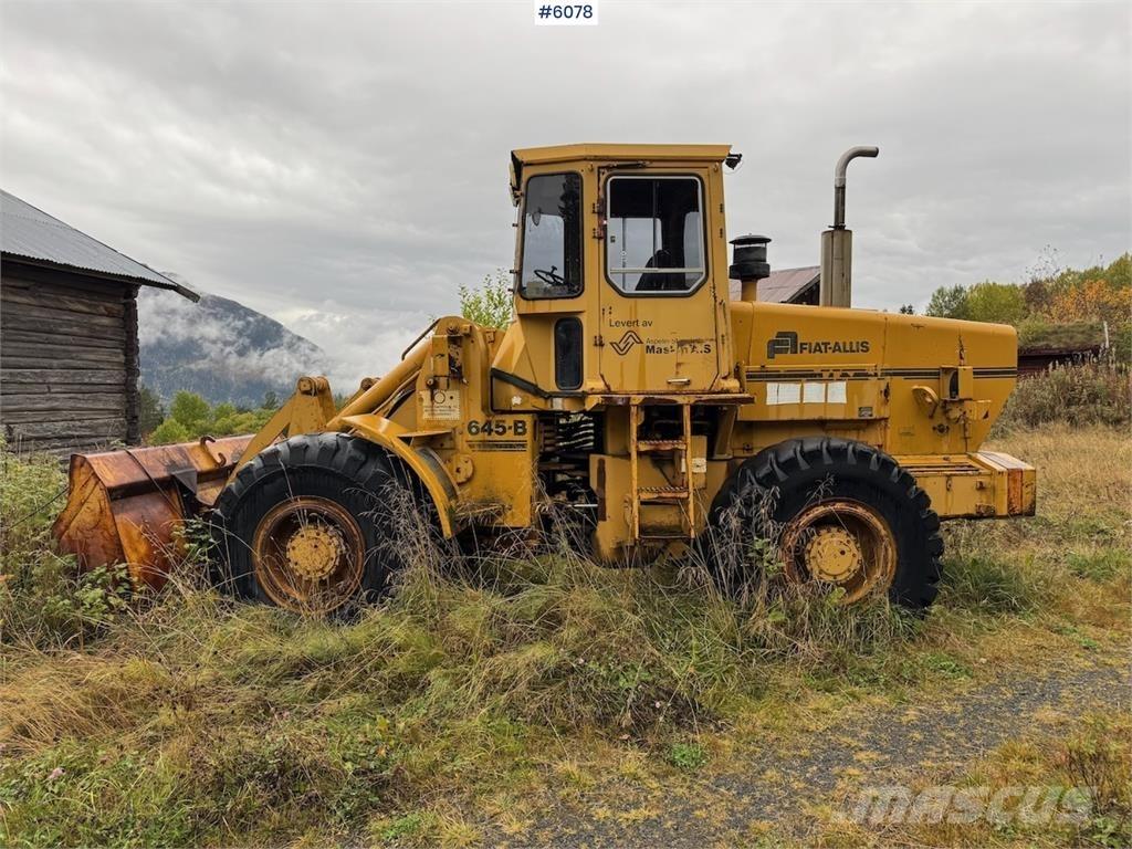 Fiat Allis 645-B Læssemaskiner på hjul