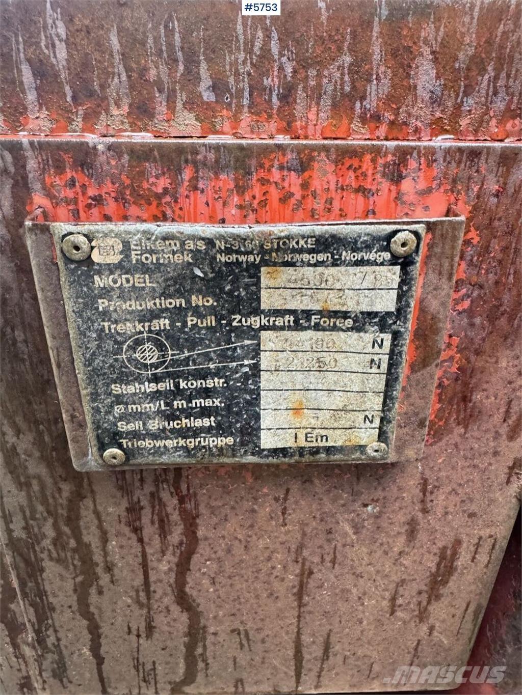  Formek 4500 Andre komponenter