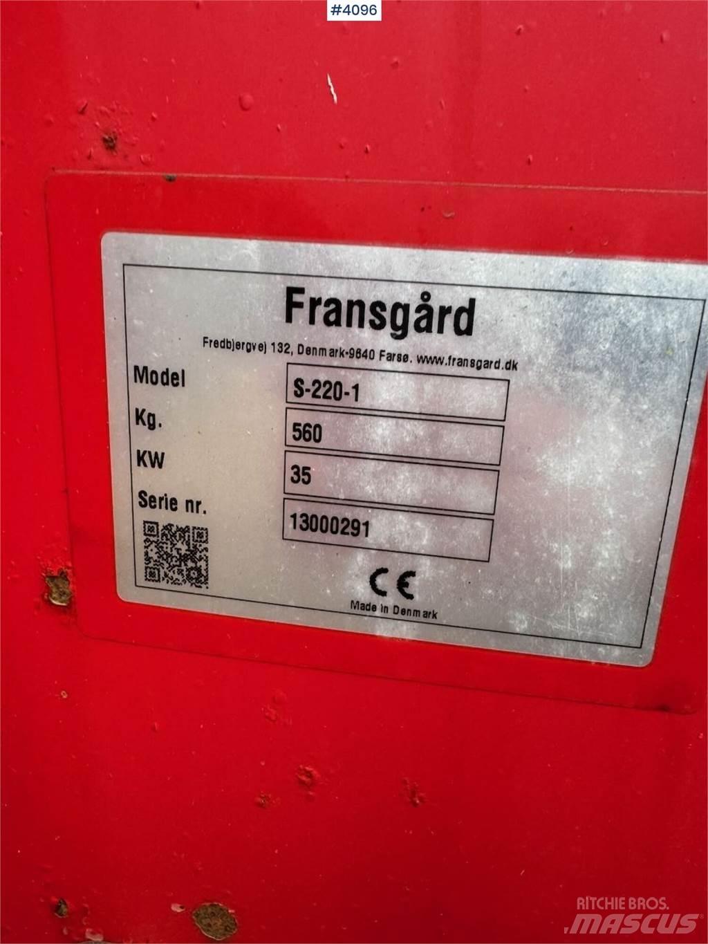 Fransgård S-220 Sneskovle og -plove