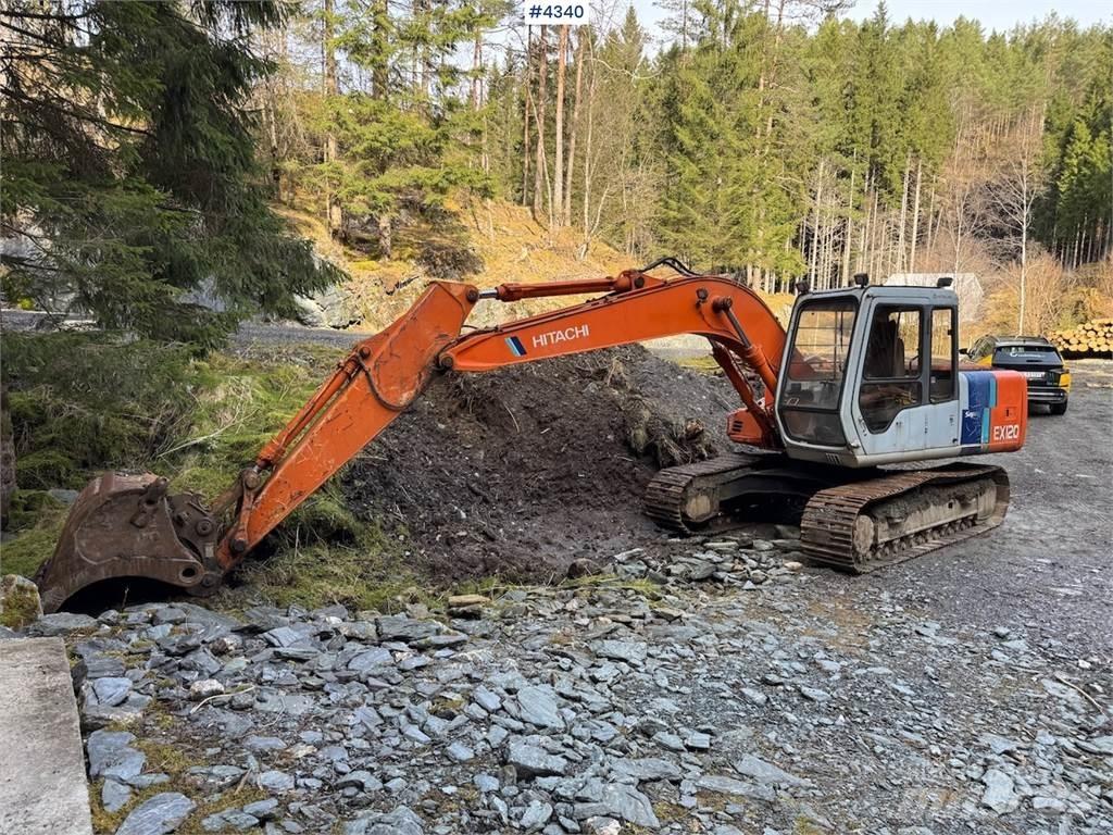Hitachi EX120-2 Gravemaskiner på larvebånd