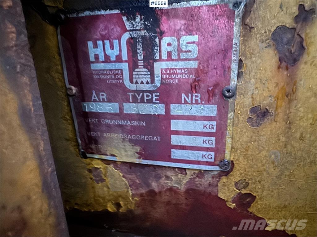 Hymas 82R Gravemaskiner på larvebånd