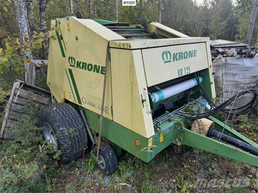 Krone KR 125 Andet høstudstyr