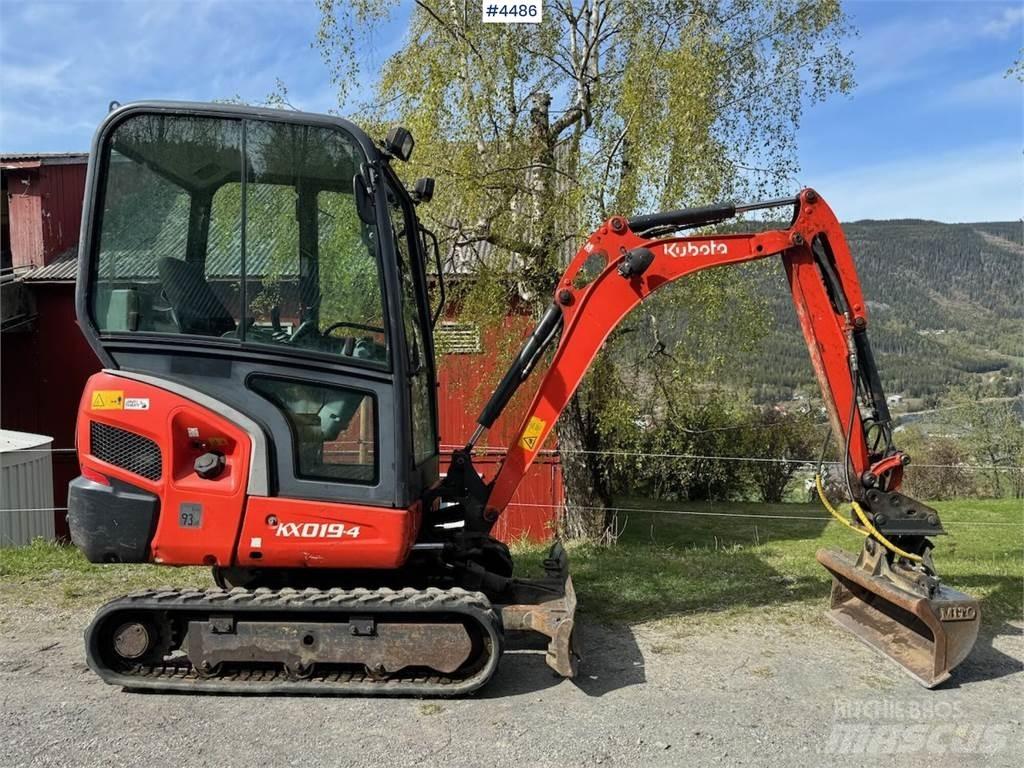 Kubota KX019 Gravemaskiner på larvebånd
