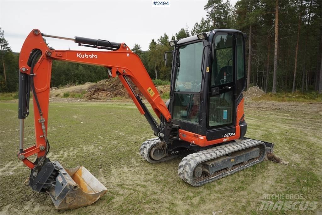Kubota U27-4 Gravemaskiner på larvebånd