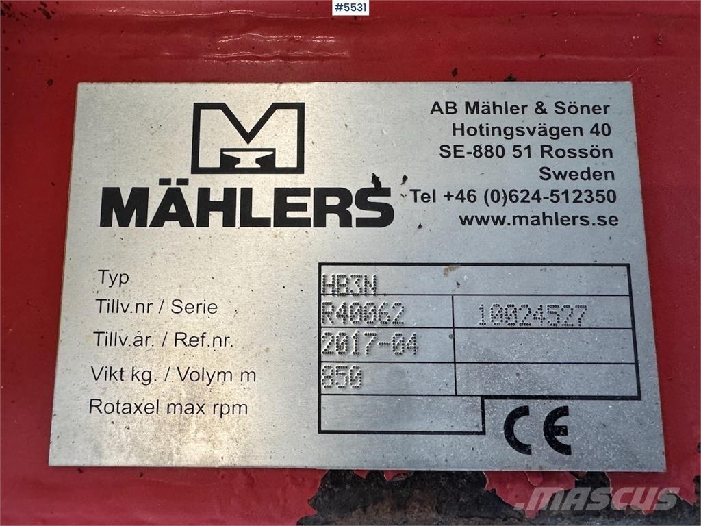 Mählers HR3N Sneskovle og -plove