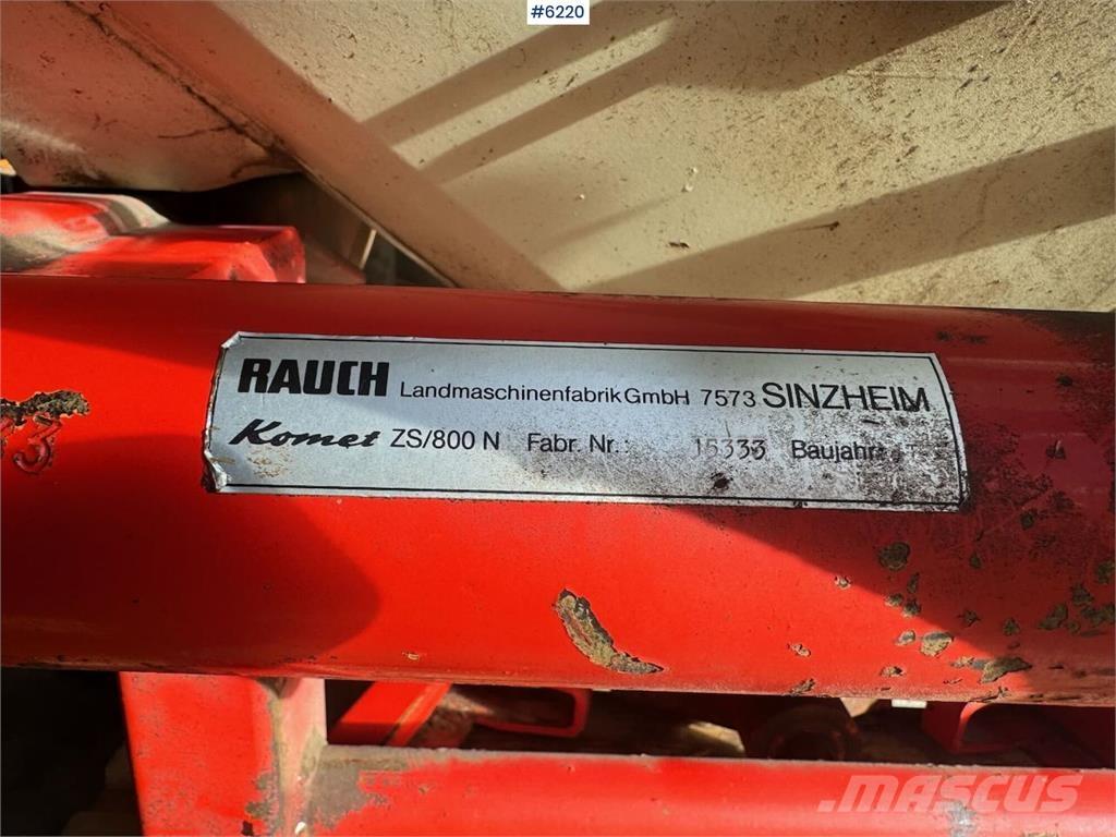 Rauch ZS800 Såmaskine