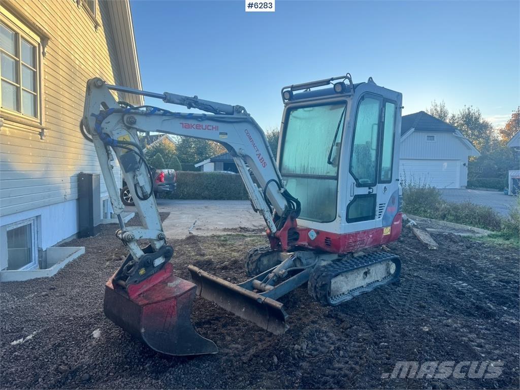 Takeuchi TB219 Gravemaskiner på larvebånd