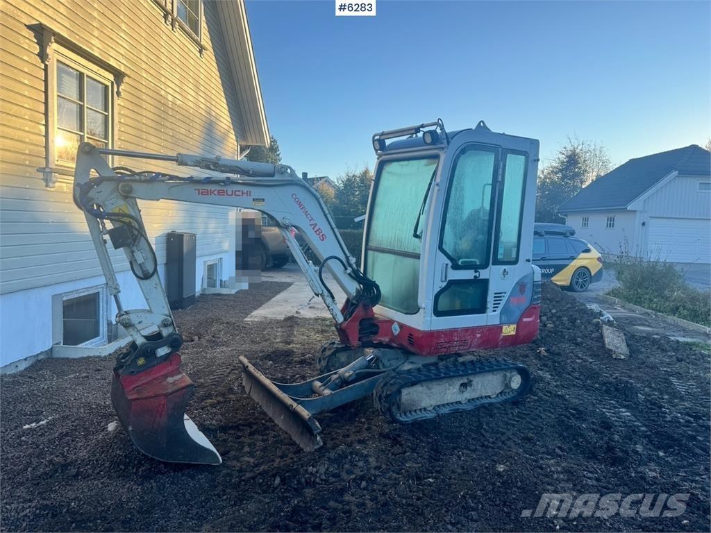 Takeuchi TB219 Gravemaskiner på larvebånd