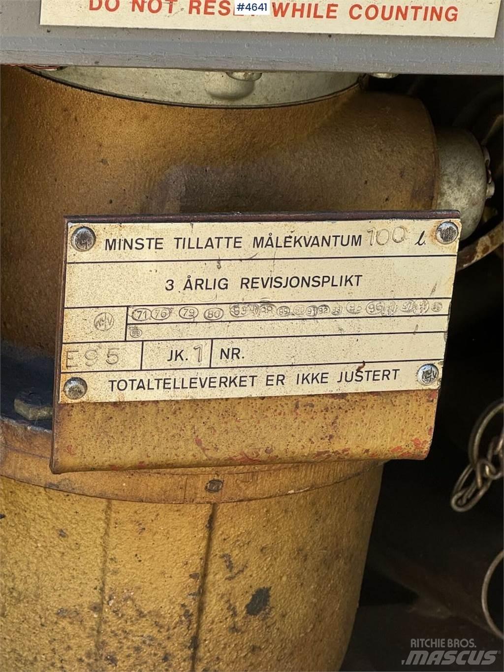  Tank drivstoff Andet tilbehør