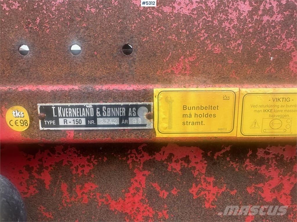 TKS R-150 Andet høstudstyr