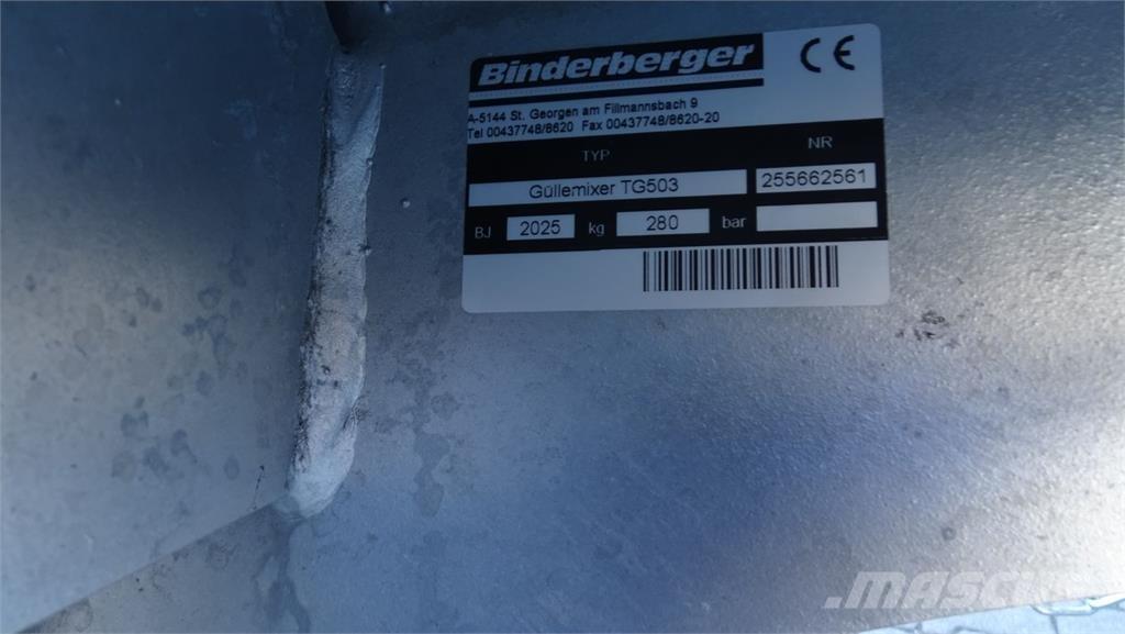 Binderberger T 503 Andre gødningsmaskiner