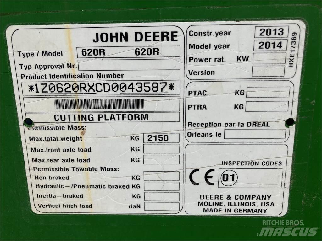 John Deere 620R Tilbehør til mejetærskere