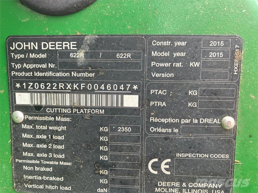 John Deere W660 HM Mejetærskere
