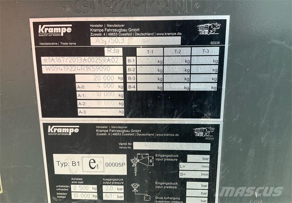 Krampe AS 750 Andre vogne
