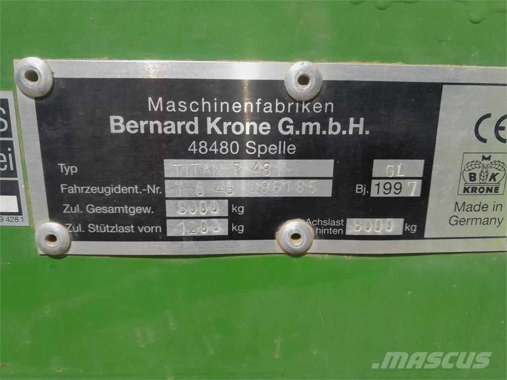Krone Titan R48 Selvlæssende vogne