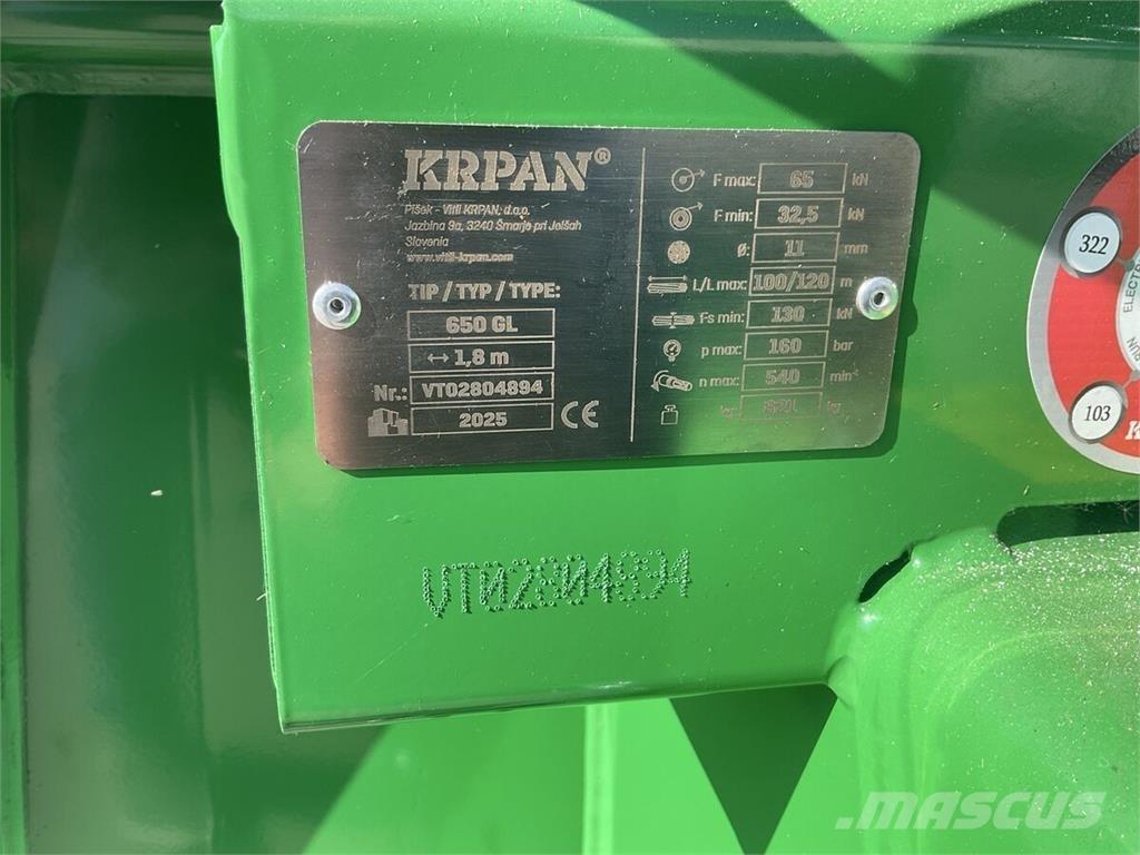 Krpan 650GL Skovspil