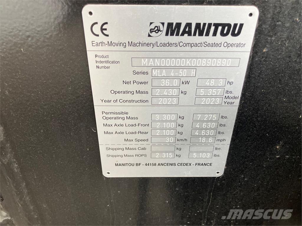 Manitou MLA 4-50 Frontlæssere og gravere