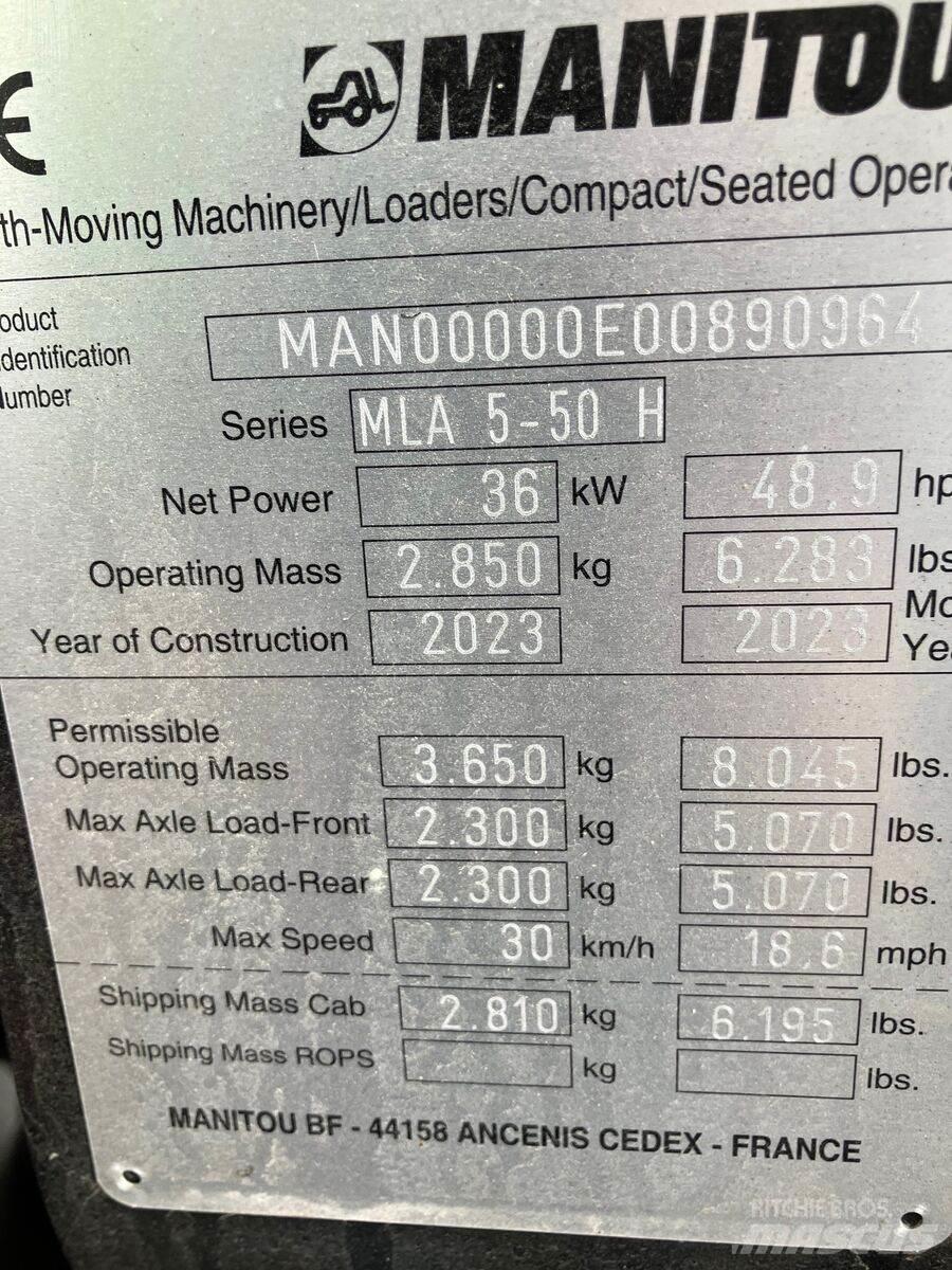 Manitou MLA 5-50 Frontlæssere og gravere
