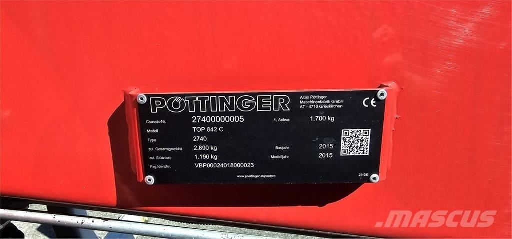 Pöttinger TOP 842C Skårlæggerer