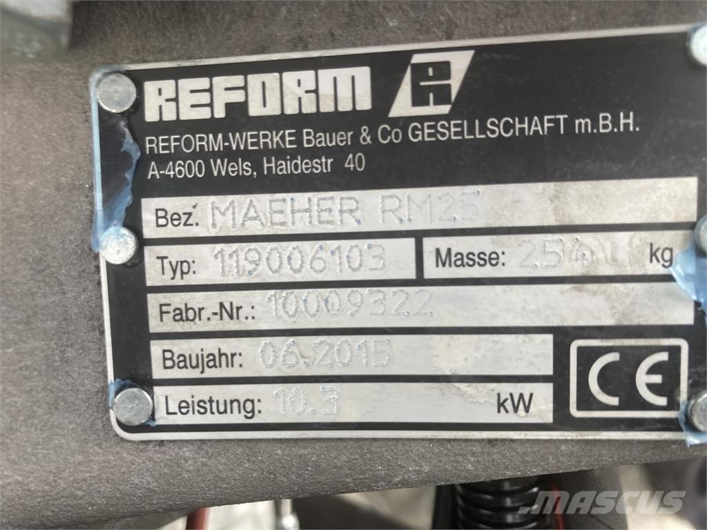 Reform RM 25 Hydro Traktorklippere