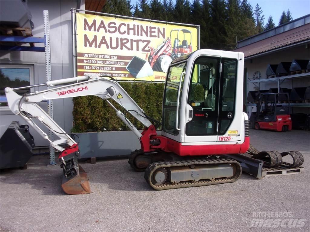 Takeuchi TB125 Minigravemaskiner