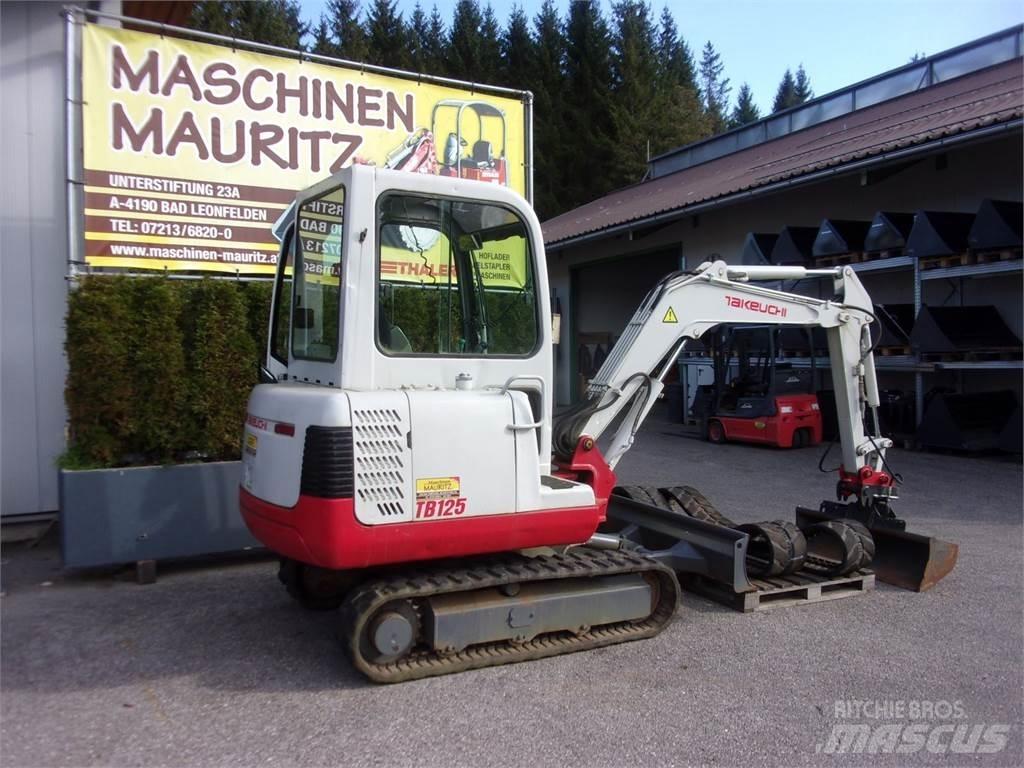 Takeuchi TB125 Minigravemaskiner