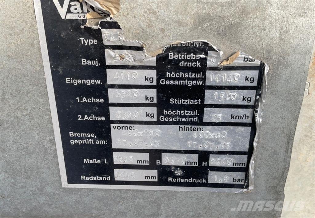  Vakutec VA10000 Gyllevogne/Slamsugere