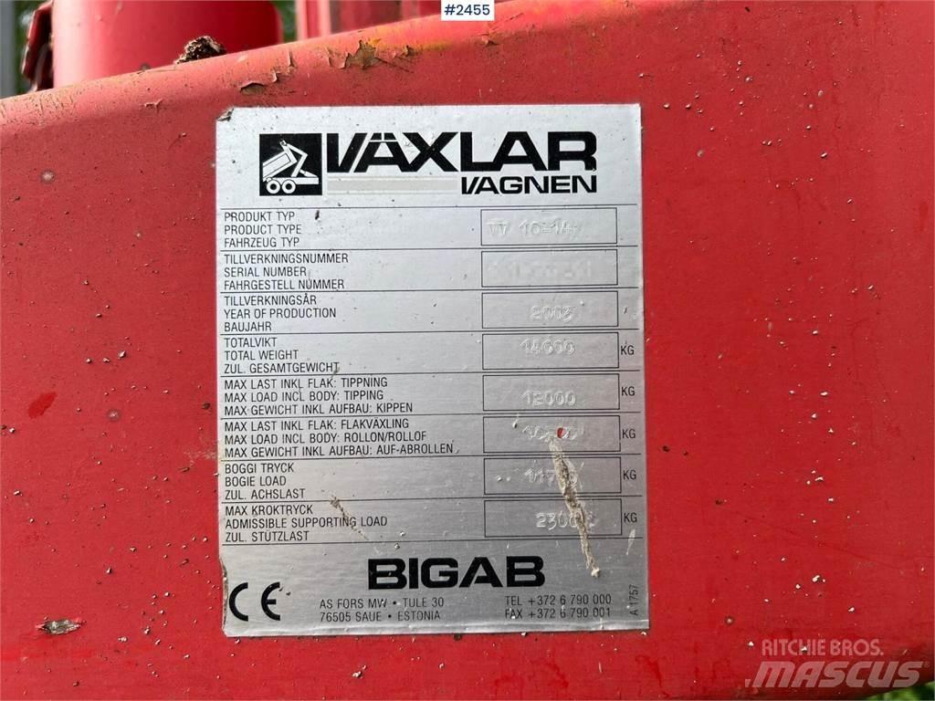 Bigab VV 10-14 Skip loader anhænger