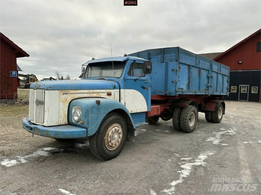 Scania L76 Lastbil med lad/Flatbed