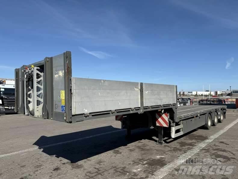  Brdr Platz Nedbygget Semi-trailer med lad/flatbed