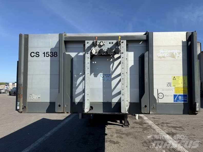  Brdr Platz Nedbygget Semi-trailer med lad/flatbed
