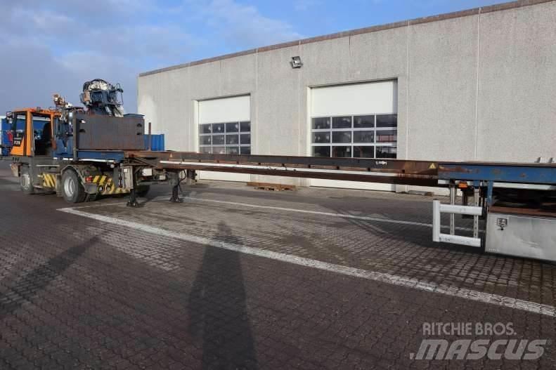 Floor Udtrækkelig Semi-trailer med lad/flatbed