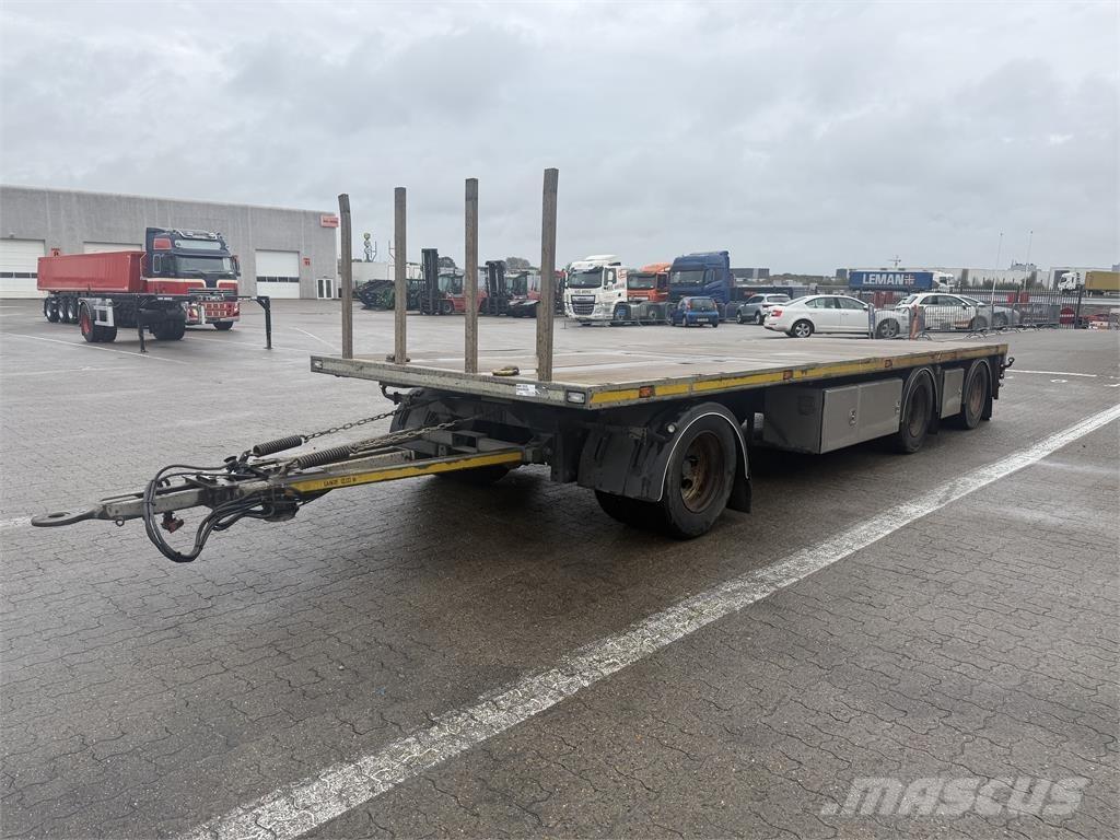 HFR 3 aks. Anhænger med lad/Flatbed