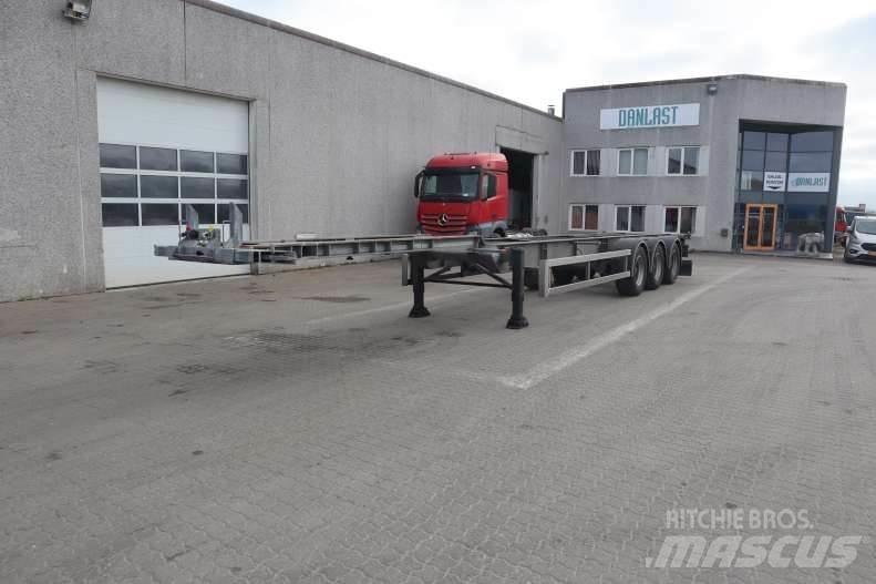 HFR Container chassis Semi-trailer med containerramme