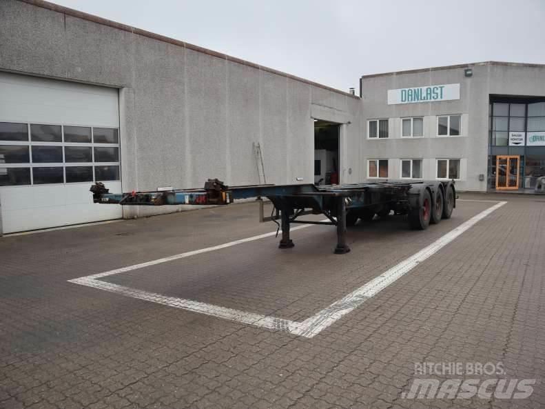 HFR Containerchassis Semi-trailer med containerramme