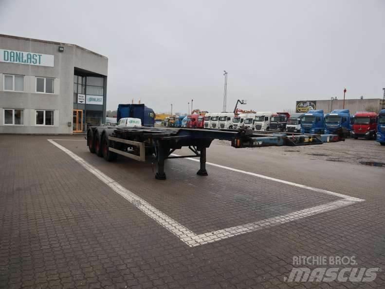 HFR Containerchassis Semi-trailer med containerramme