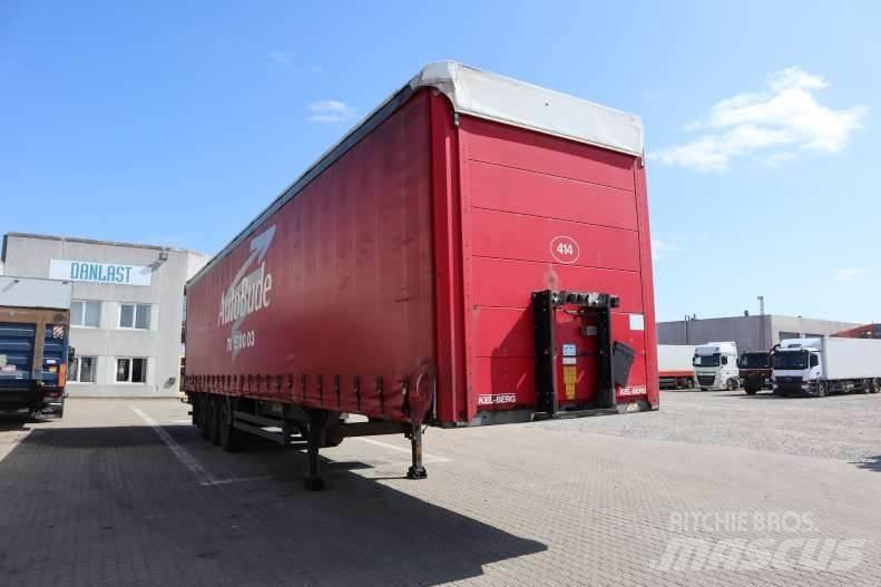 Kel-Berg 34 pl. Semi-trailer med Gardinsider
