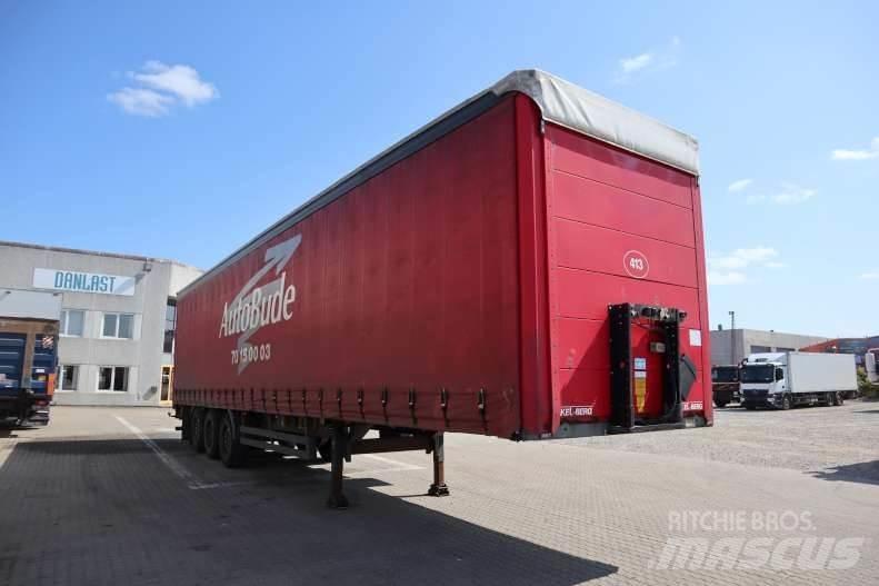 Kel-Berg 34 pl. Semi-trailer med Gardinsider