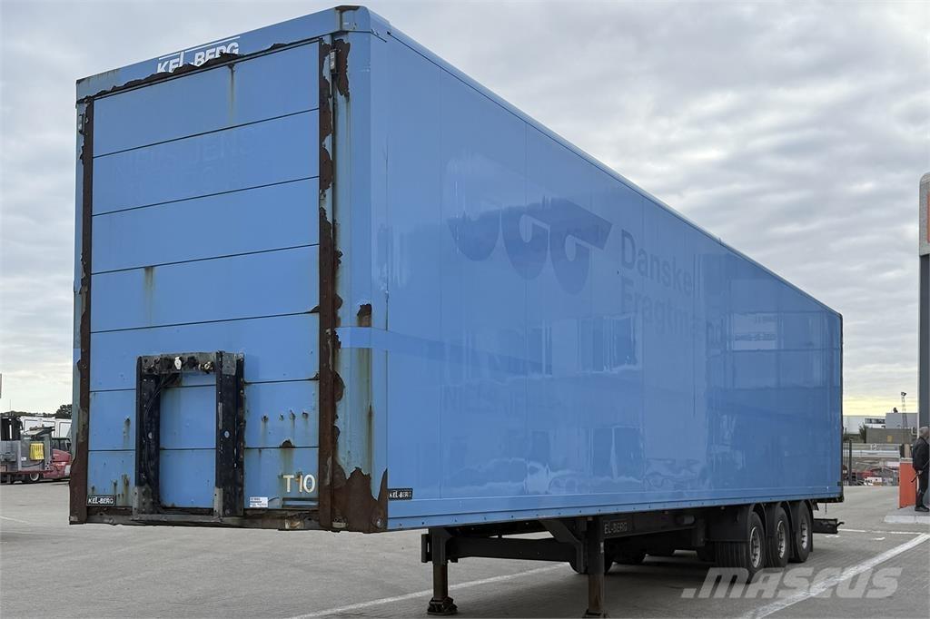 Kel-Berg 34 pl. MEGA Semi-trailer med fast kasse