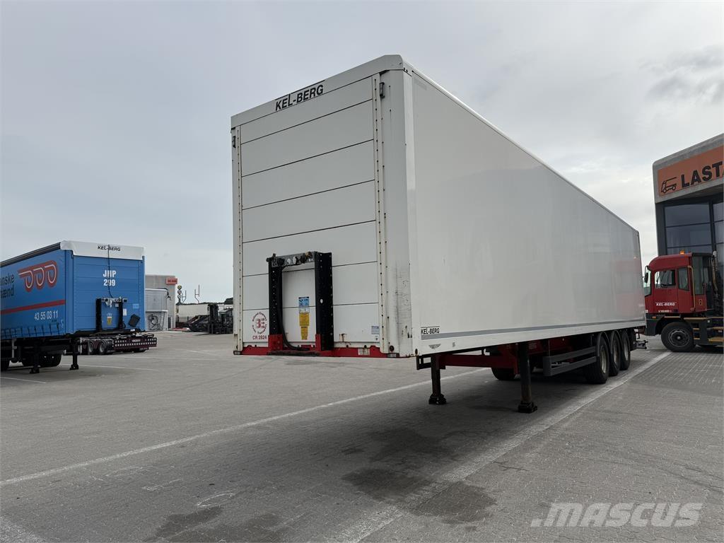 Kel-Berg D100 V Semi-trailer med fast kasse