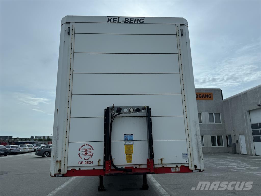 Kel-Berg D100 V Semi-trailer med fast kasse