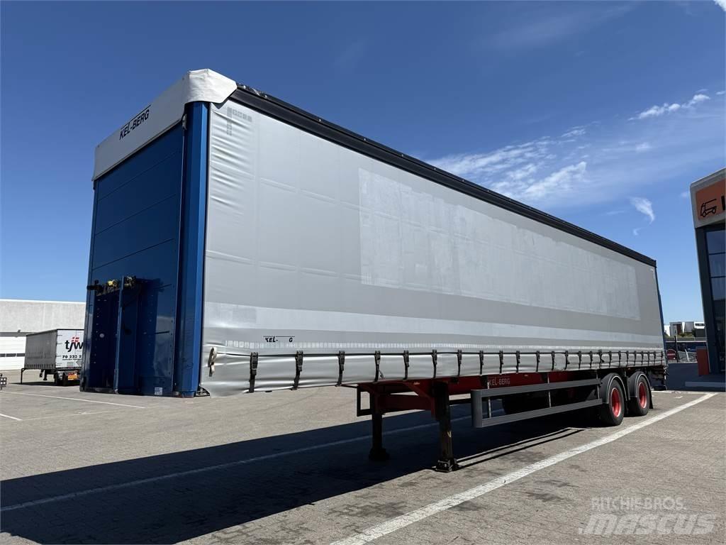 Kel-Berg D500V City Semi-trailer med Gardinsider