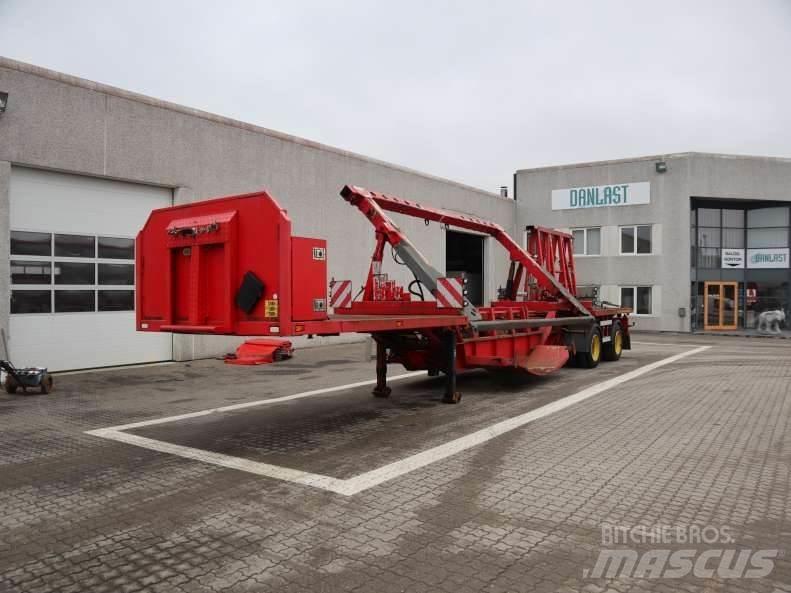 Kel-Berg Flangetrailer Semi-trailer med lad/flatbed