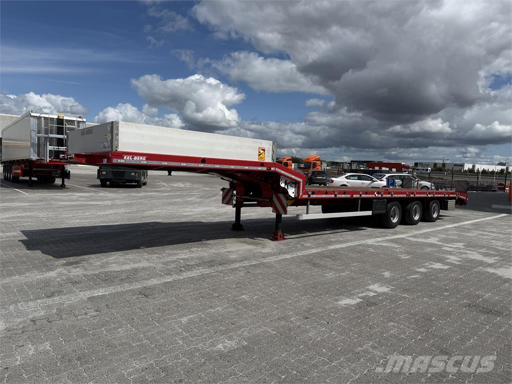 Kel-Berg S300F Semi-trailer med lad/flatbed