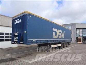 Krone 34 pl. Semi-trailer med Gardinsider