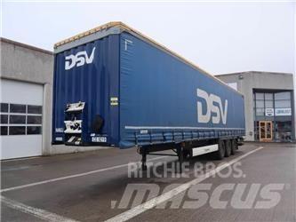 Krone 34 pl. Semi-trailer med Gardinsider
